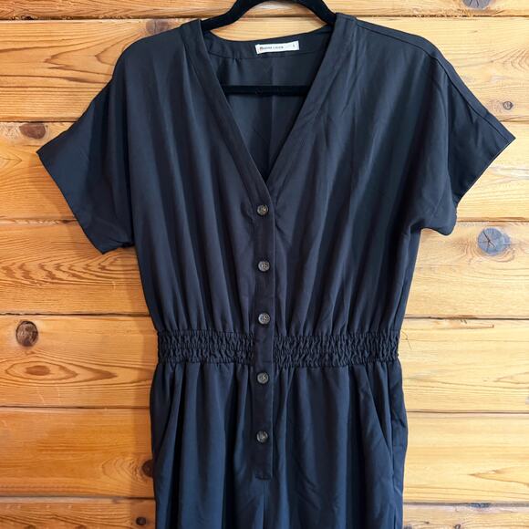 Marine Layer Black Wide leg Jumpsuit Small - Picture 4 of 9